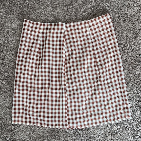 SHEIN gingham slit skirt - Picture 4 of 5